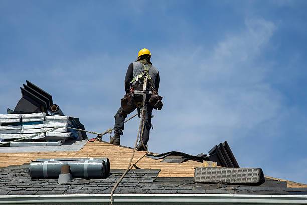 Professional Roof Repair technician working in Knierim, IA